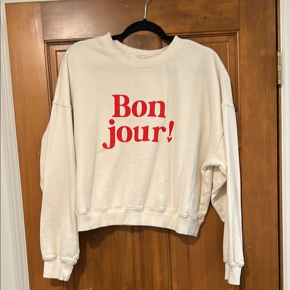 Z Supply First Date Bonjour Sweatshirt